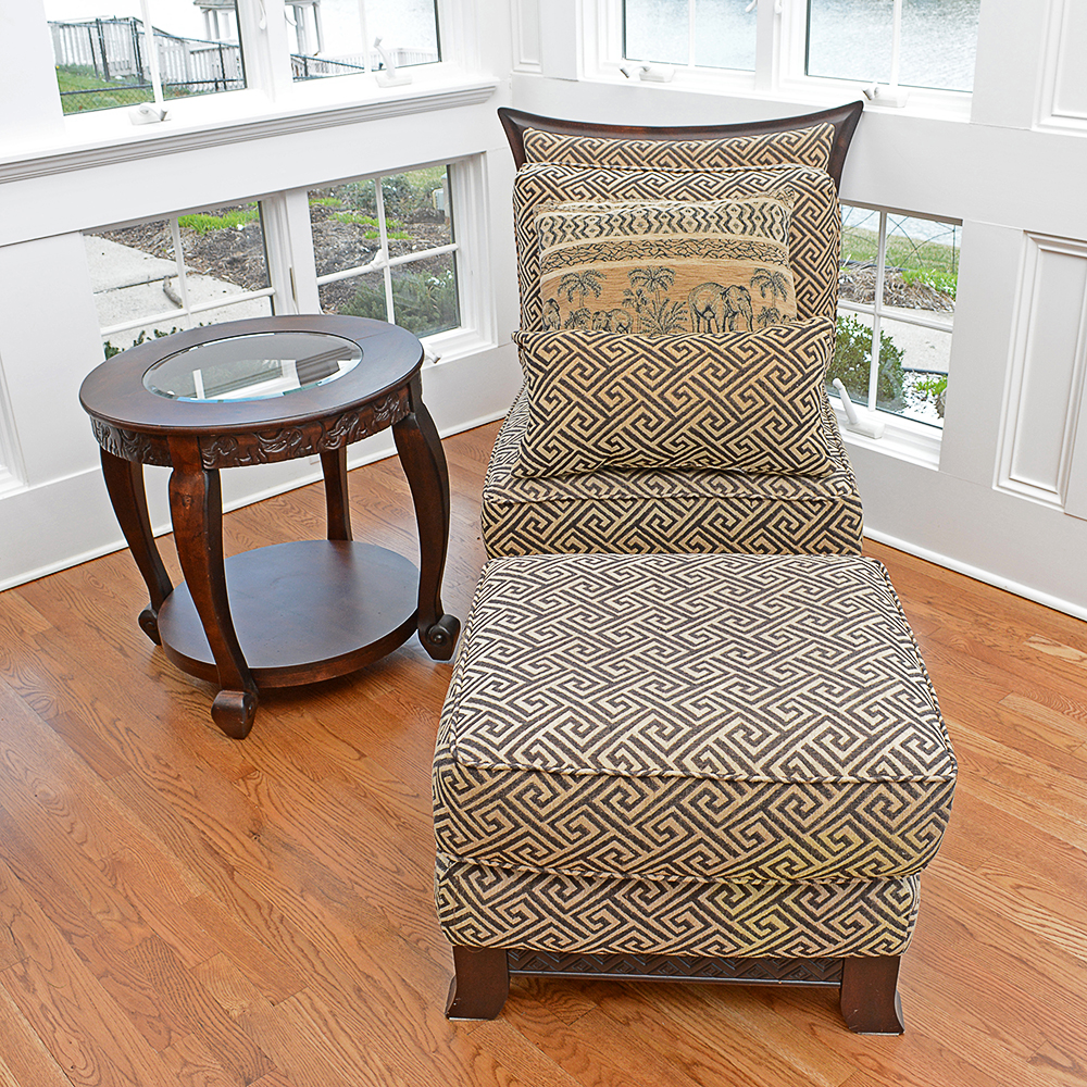 contemporary chair and ottoman occasional schweiger contemporary chair ottoman and side table ebth contemporary chair and ottoman occasional schweiger contemporary chair ottoman and side table ebth